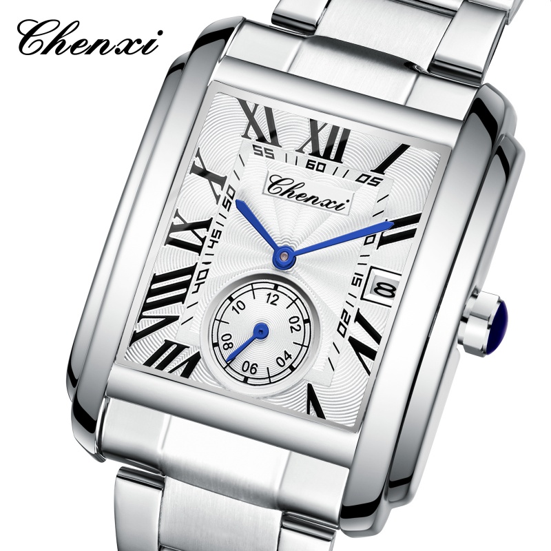 Cartier Watch Tank - ساعات كوارتز CHENXI 8216 أنيقة وبسيطة