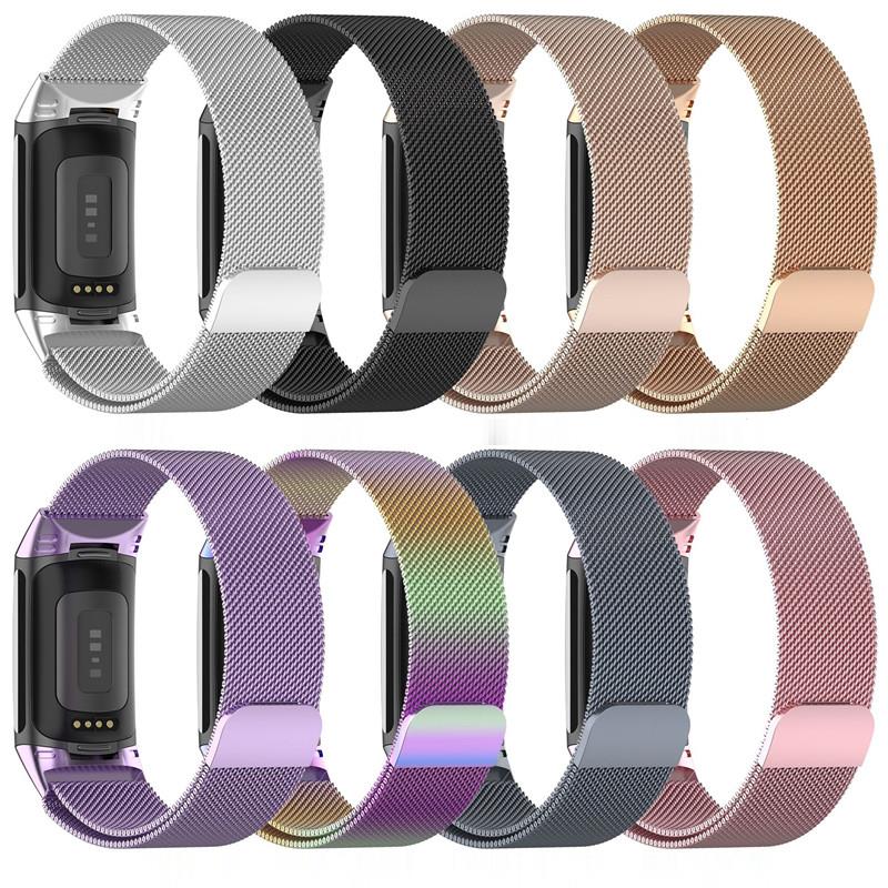 Milanese Loop Magnetic - حزام معدني لساعة Fitbit Charge 5