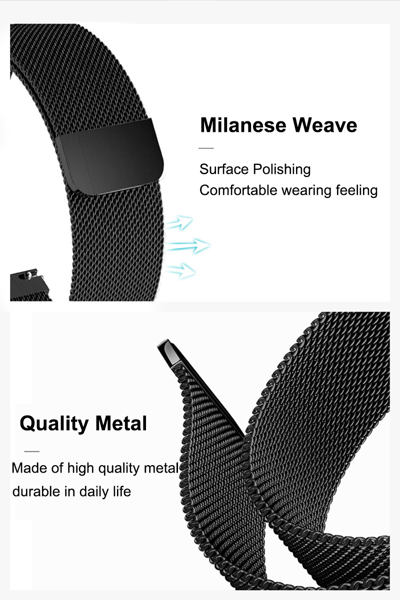 حزام ميلانيز لووب لساعة هواوي  - مراجعة Milanese Loop Magnetic وسعره