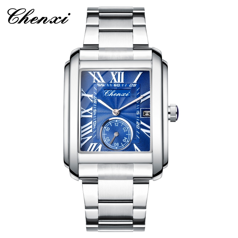 ساعات كوارتز CHENXI 8216 أنيقة - مراجعة Cartier Watch Tank وسعره
