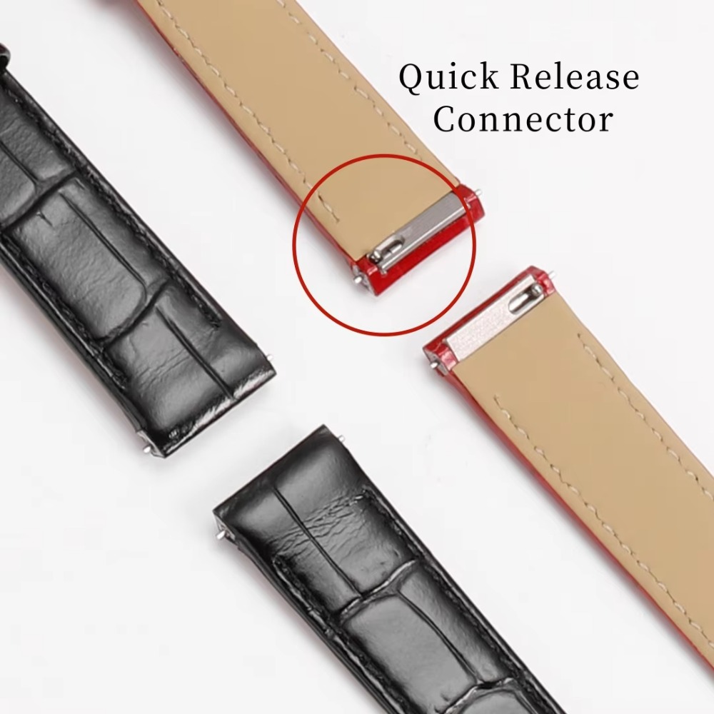 حزام ساعة من جلد البقر بنقشة ا - مراجعة Cartier Watch Santos وسعره