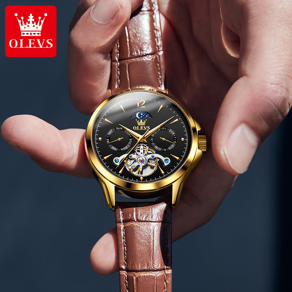 ساعة OLEVS 6663 للرجال ساعة مي - مراجعة Seiko Watch Presage وسعره