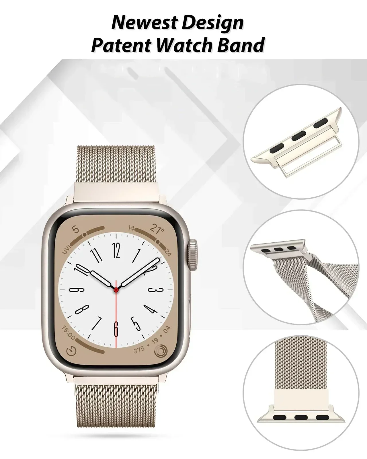 حزام معدني ميلانيزي لساعة أبل  - مراجعة Milanese Loop Magnetic وسعره