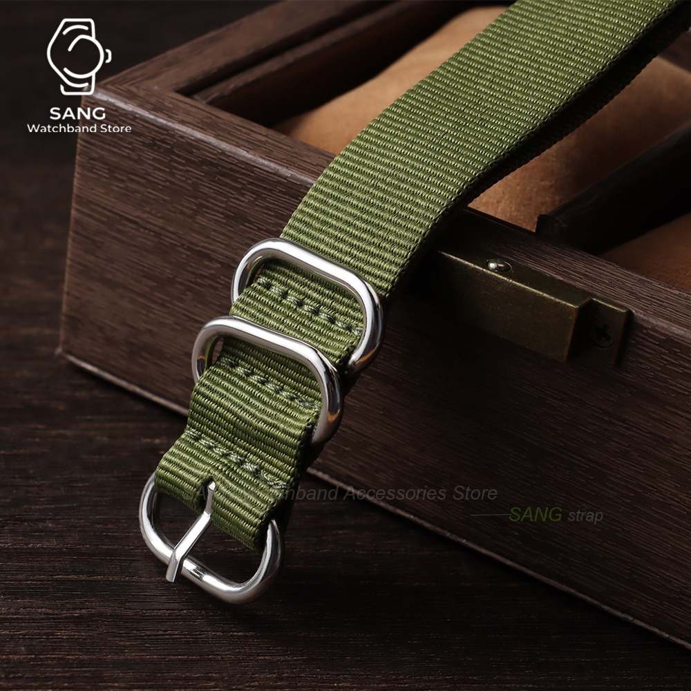 حزام ساعة رياضي عسكري من الناي - مراجعة Nato Strap Nylon وسعره