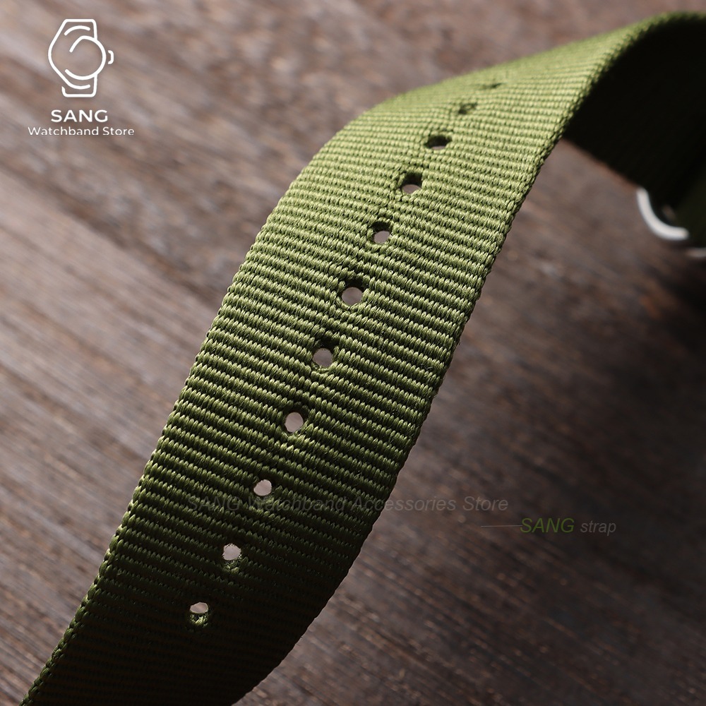حزام ساعة رياضي عسكري من الناي - مراجعة Nato Strap Nylon وسعره