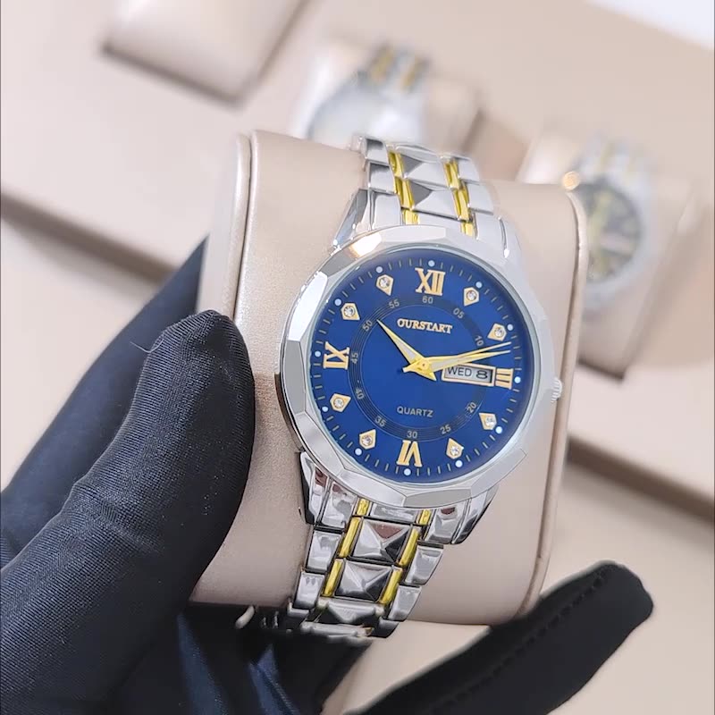 ساعة رجالية من ماركة TOP، تصمي - مراجعة Cartier Watch Tank وسعره