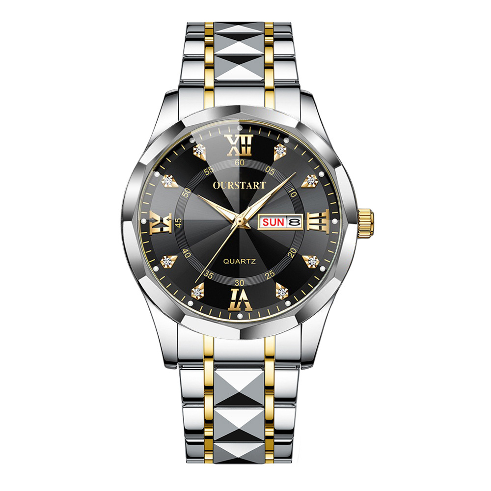 ساعة رجالية من ماركة TOP، تصمي - مراجعة Cartier Watch Tank وسعره