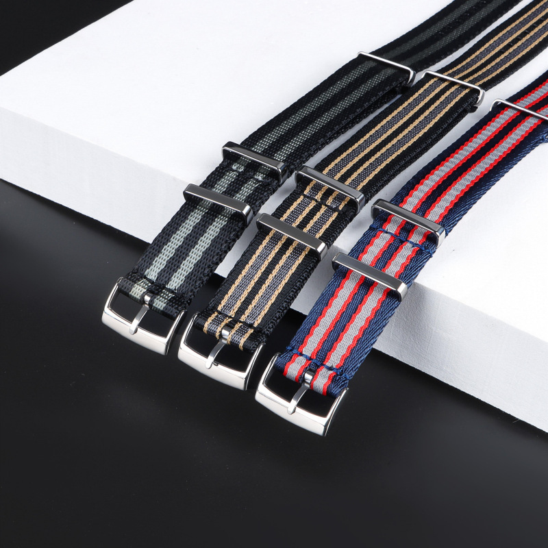حزام ساعة بديل فاخر من النايلو - مراجعة Nato Strap Nylon وسعره