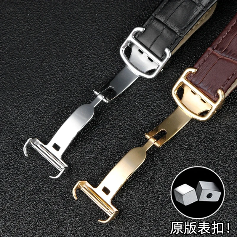 حزام الساعات جلد طبيعي حزام سا - مراجعة Cartier Watch Tank وسعره
