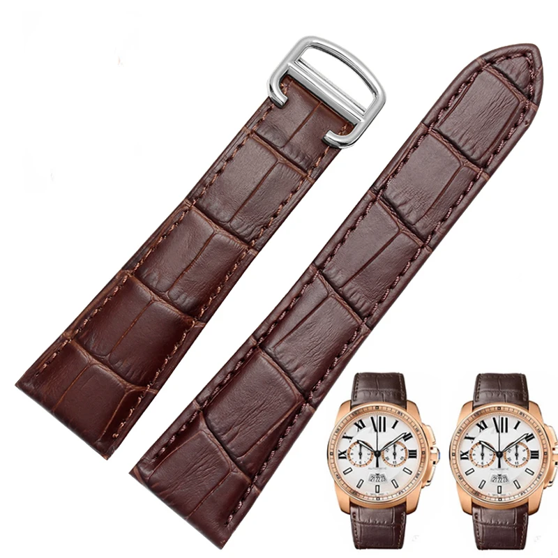 حزام الساعات جلد طبيعي حزام سا - مراجعة Cartier Watch Tank وسعره