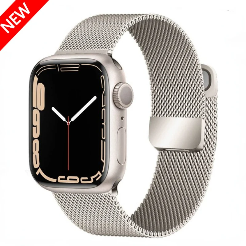 حزام ميلانيزي لساعة أبل ألترا/ - مراجعة Milanese Loop Magnetic وسعره