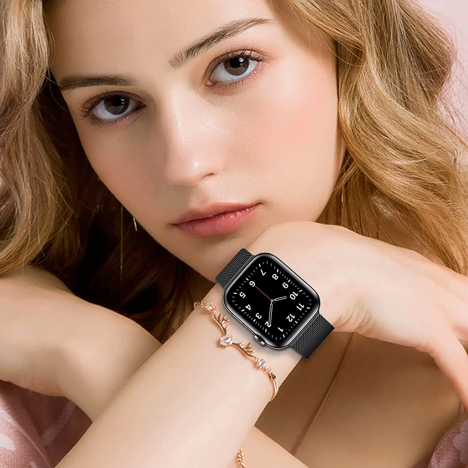 حزام ميلانيزي لساعة أبل ألترا/ - مراجعة Milanese Loop Magnetic وسعره