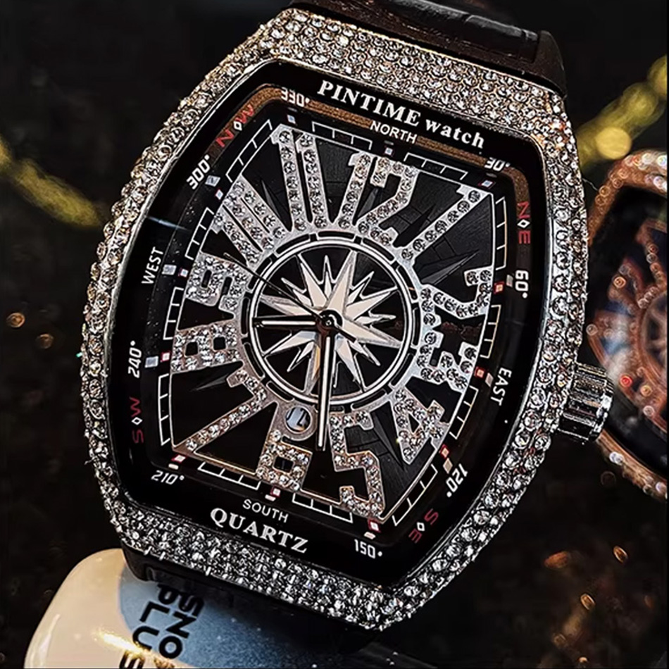 ساعة يد فاخرة للرجال مرصعة بال - مراجعة Cartier Watch Tank وسعره
