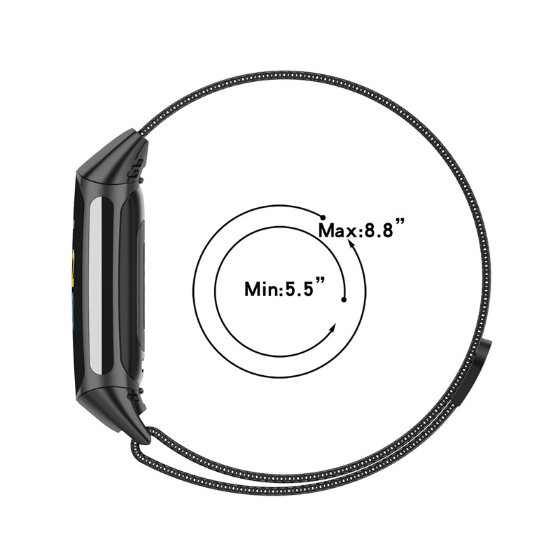 حزام معدني لساعة Fitbit Charge - مراجعة Milanese Loop Magnetic وسعره