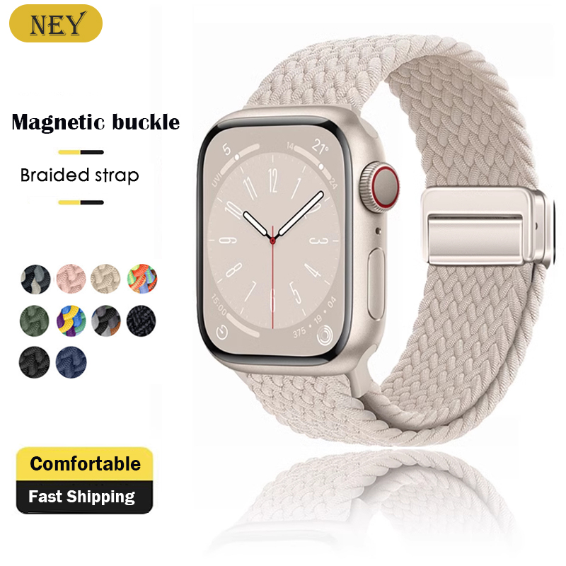 حزام مضفر لساعة أبل 40 مللي مت - مراجعة Milanese Loop Magnetic وسعره